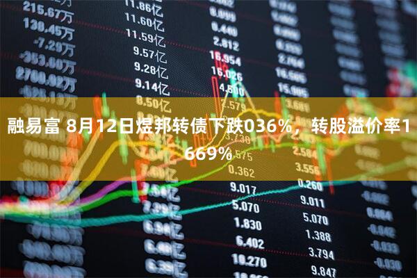 融易富 8月12日煜邦转债下跌036%,转股溢价率1669%